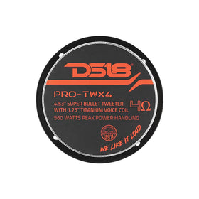 DS18 PRO-TWX4 high-power design suitable for loud playback scenarios.