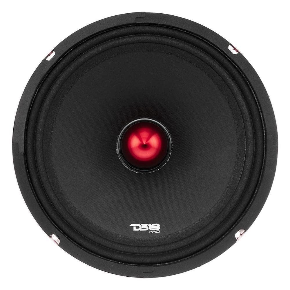 DS18 PRO-X10BM 41 oz magnet size powers strong, clear midrange.