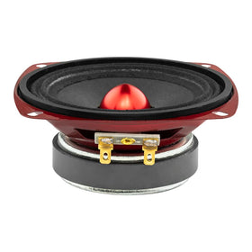 DS18 speaker in car lifestyle shot showing PRO-X4.4BMSL enhancing onboard music listening