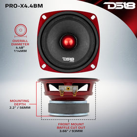 DS18 exposed voice coil and ferrite magnet showing heat resistance benefit