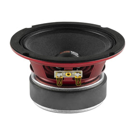 DS18 PRO-X5M voice coil and ferrite magnet detail showcasing high-temp CCAW coil durability