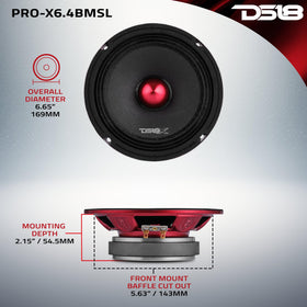 DS18 lifestyle dashboard shot showing speaker integrated into custom audio setup