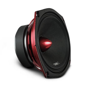 DS18 PRO-X694BM 6x9 loudspeaker with red aluminum bullet delivers clearer midrange.