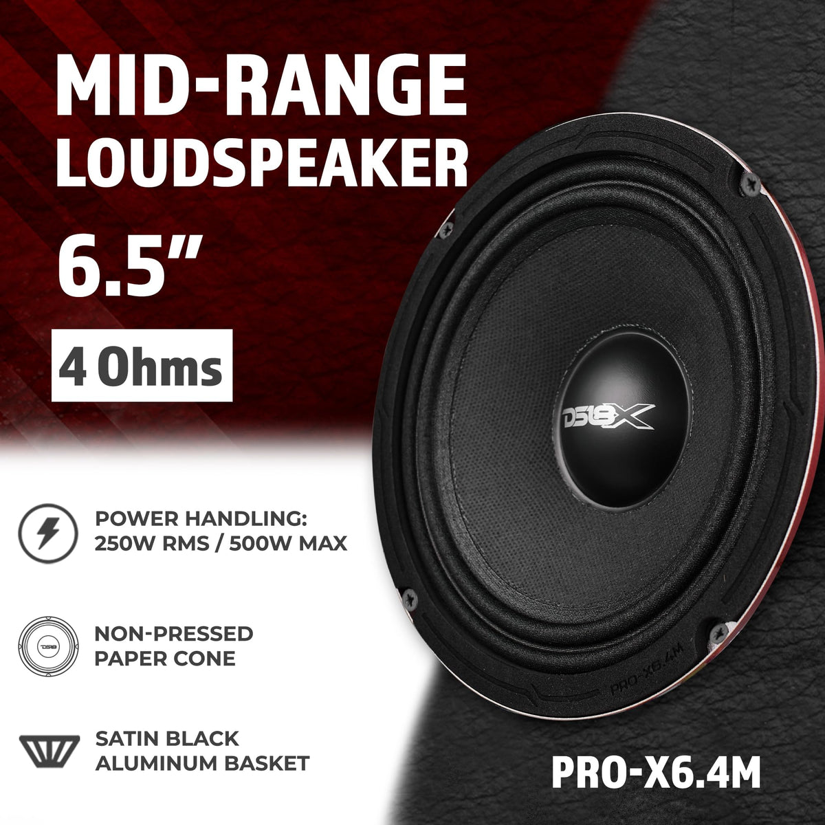 DS18 PRO-X6M red aluminum bullet close-up highlighting durable finish and visual appeal