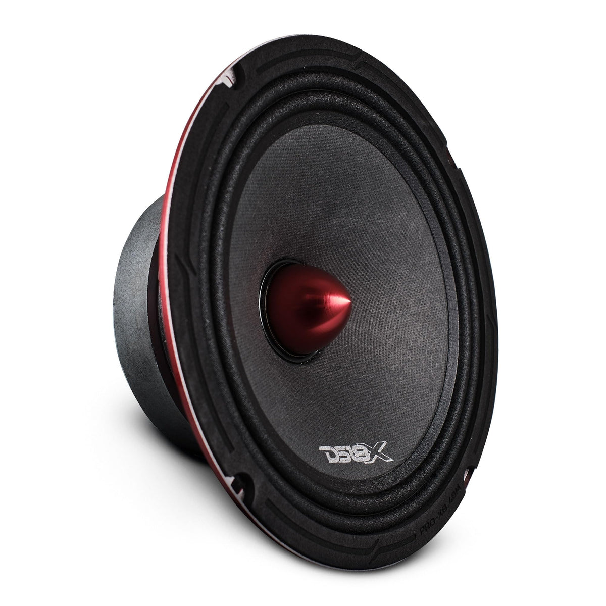 DS18 PRO-X8.4BM 8-inch midrange bullet red for punchy in-car sound