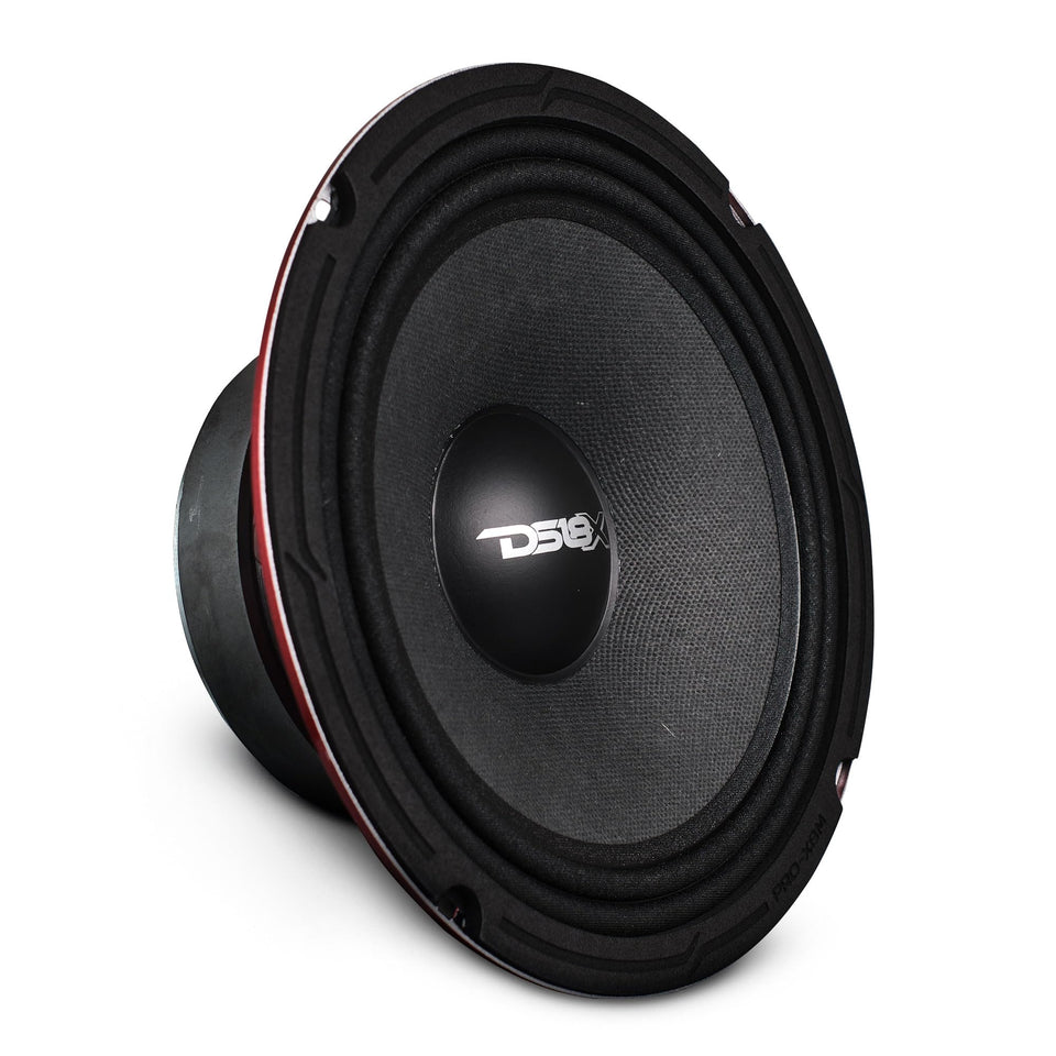 DS18 PRO-X8.4M 4-inch midrange woofer delivers crisp vocals in car audio
