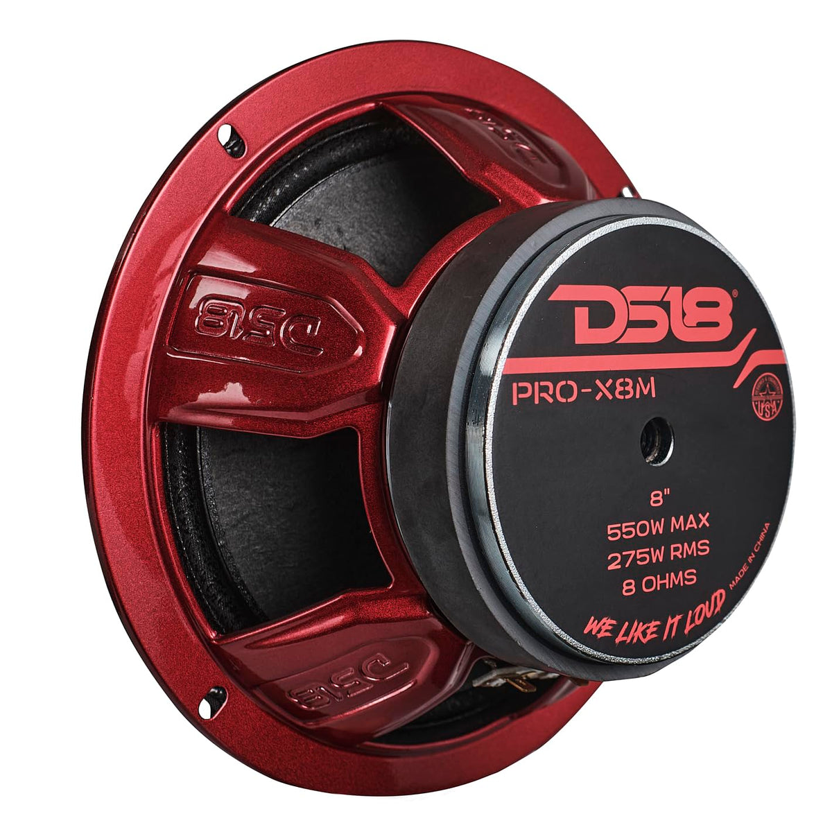 DS18 PRO-X8M housing shows durable construction for installs.