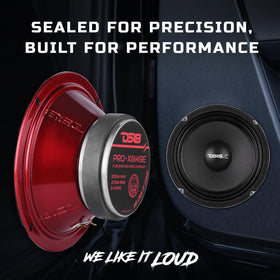 DS18 PRO-X8MSE ferrite magnet delivers powerful dynamics across the frequency range