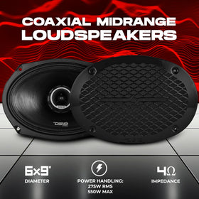DS18 PRO-ZT69 coaxial midrange for balanced sound