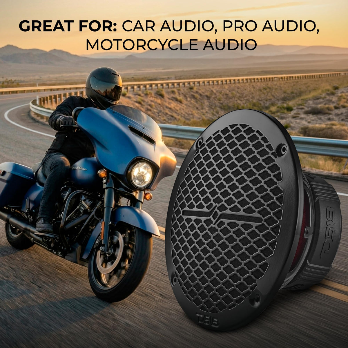 DS18 PRO-ZT8 4 ohm design suits many amplifiers.