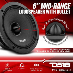 DS18 PRO-ZXI6.4BM dustcap reinforces durability under high power in custom builds