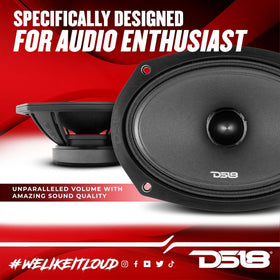 DS18 Pro-ZXI694BM 6x9 speaker delivering clear mids and highs at volume