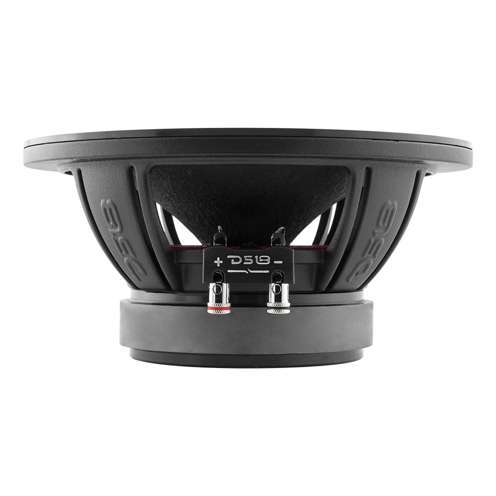 DS18 PRO-ZXI8.4BM compact 8 inch woofer profile for car spaces