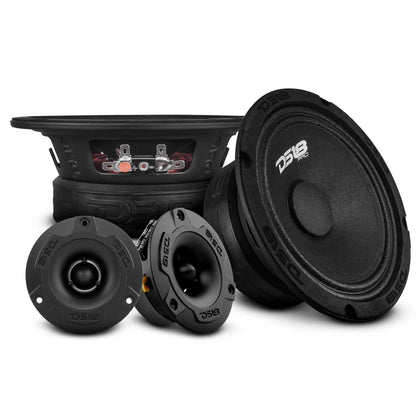 DS18 PRO-GM6.4PK 6 inch midrange front view delivering clear mids for vocals
