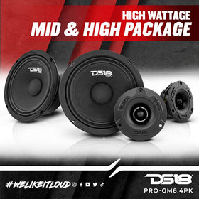 DS18 PRO-TW120B 1 inch tweeter front view with crisp high frequencies