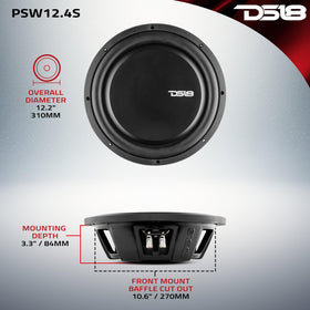 DS18 PSW10-2D steel basket enhances rugged mounting.