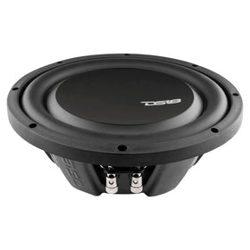 DS18 PSW10.4S installed in car for on-the-road bass enhancement.