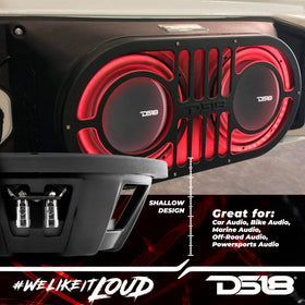 DS18 PSW10.4S steel basket detail enhances durability against vibrations.