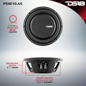 DS18 PSW10.4S water-resistant molding suited for diverse vehicles.