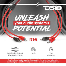 DS18 R16 oxygen-free copper core ensures high-fidelity signal with low loss