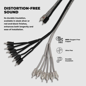 DS18 R2M12M/SLV OFC wiring detail supports high-fidelity signal transfer.