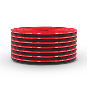 DS18 red and black color-coded conductors for quick polarity identification and faster installs