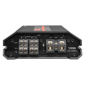 DS18 SXE-1200.4 BK bridge mode image demonstrates high-power two-channel bridging at 4 ohms