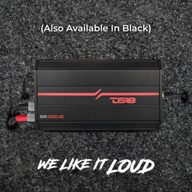 DS18 SXE-3000.4D/RD installed in car example for easy integration