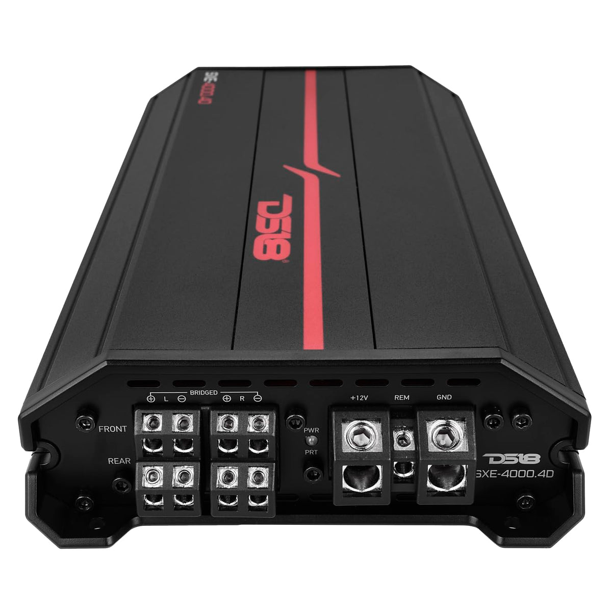 DS18 SXE-4000.4D/BK wiring connectors enable secure installation.