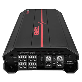 DS18 SXE-4000.4D/BK wiring connectors enable secure installation.