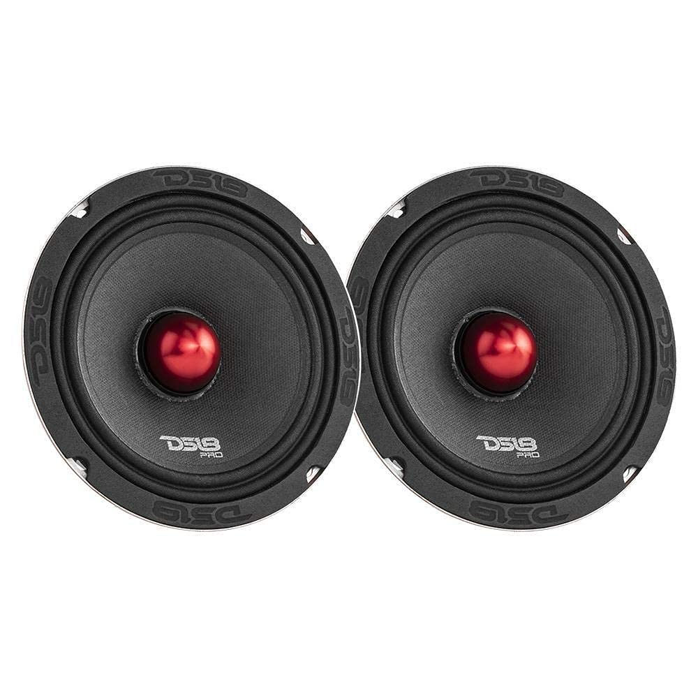DS18 tweeter mounted in car door panel area.