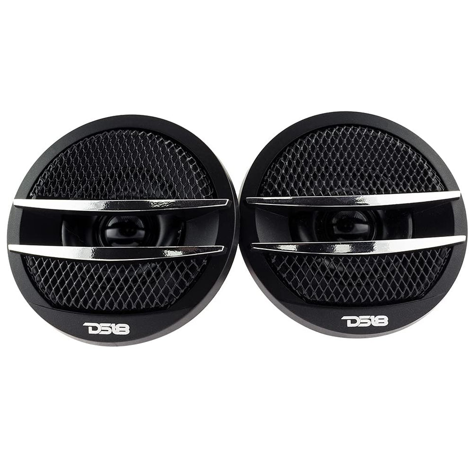DS18 TX1S tweeter angled-mount for precise high-frequency detail.