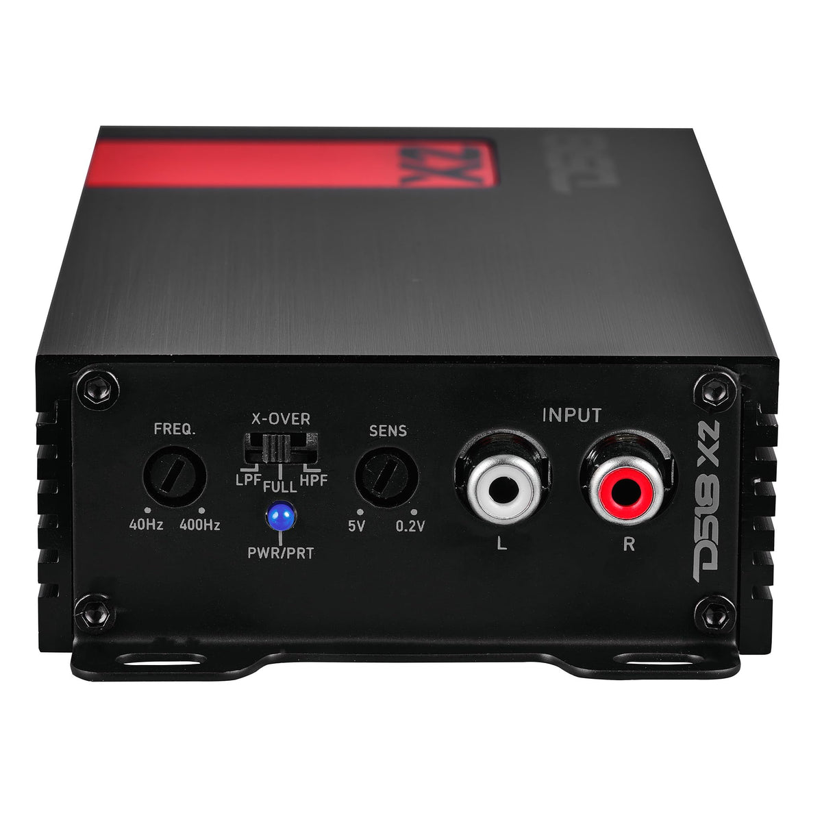 DS18 X2 adjustable filters illustrate tuning for mids and highs.