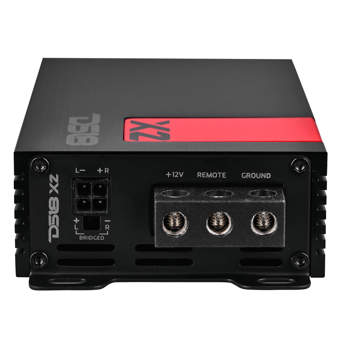 DS18 X2 powered motorcycle install demonstrates space-saving high-output.