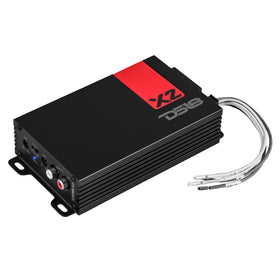 DS18 X2 powersports setup highlights efficient, compact amplification.