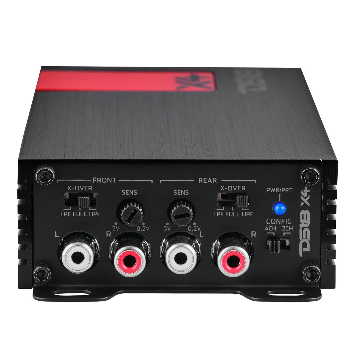 DS18 X4 compact design fits tight spots without losing sound quality.