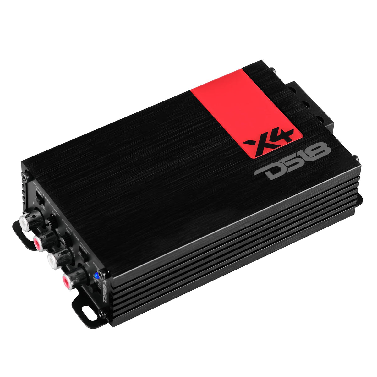 DS18 X4 installed in a vehicle saves space while delivering power.