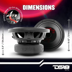 DS18 ZR8.4D Elite-Z cone detail shows pressed paper for smooth bass