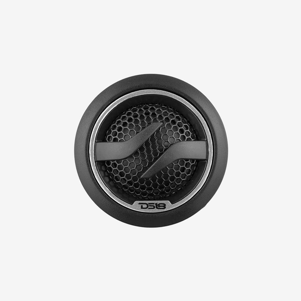 DS18 ZXI-T1 PEI dome texture closeup revealing crisp treble performance