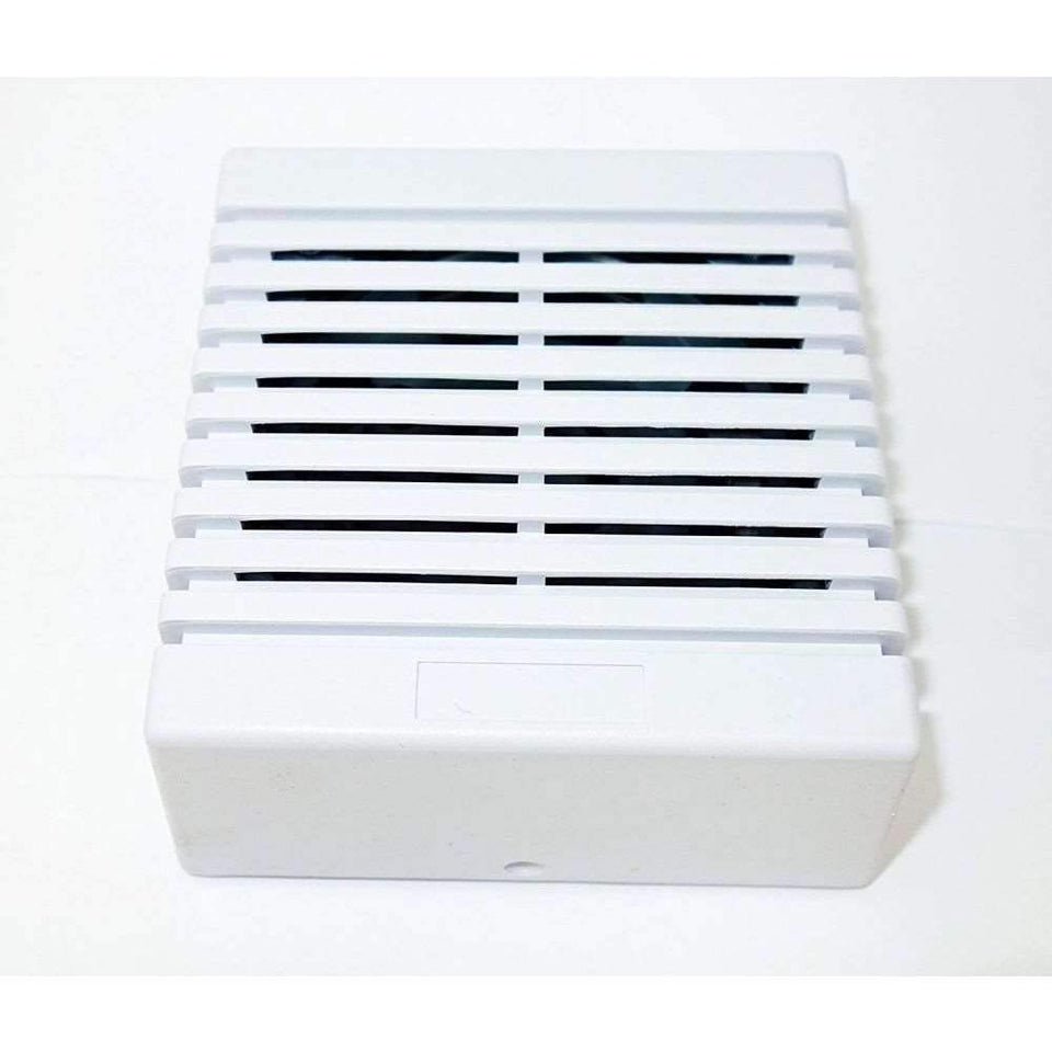 DSC SD 15W-ULF siren front view, high-decibel home security alert.