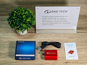 DSD TECH SH-AU02A quick reference noting 96K 24Bit capability.