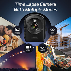 Dsoon time-lapse camera 2.4-inch LCD screen for easy setup