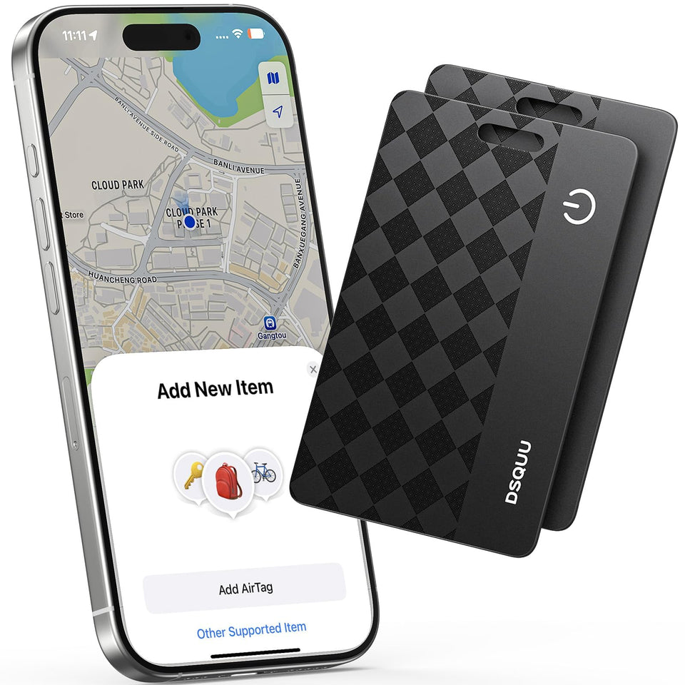 Dsquu front packaging showing the tracker and benefits