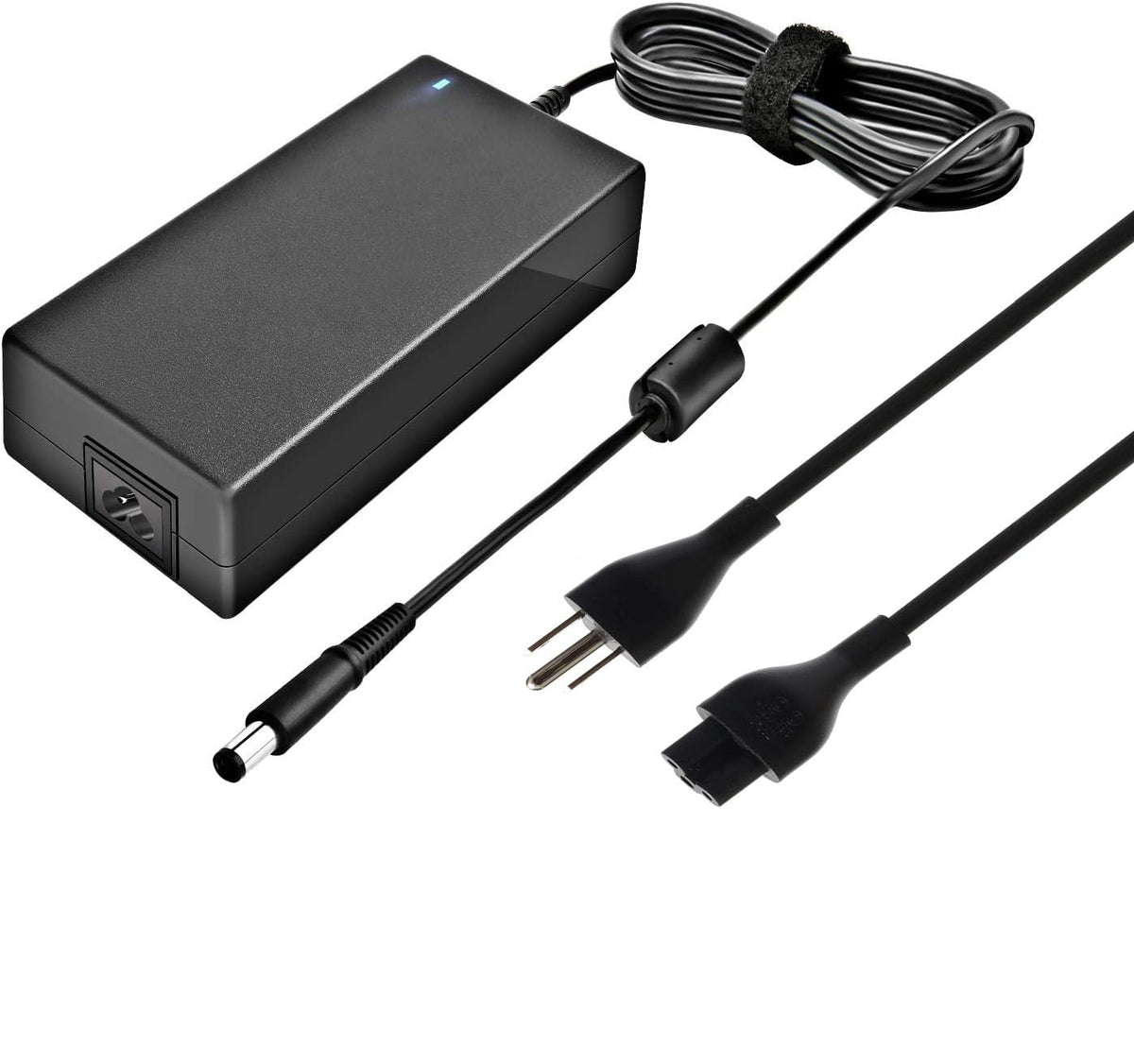 DTDR 180W charger side view for Dell Precision 7520—compact and durable.