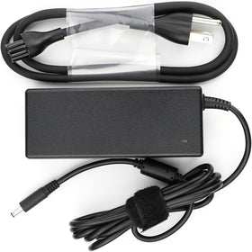 DTDR Dell Inspiron charger front view showing compact design and readiness for quick top-ups