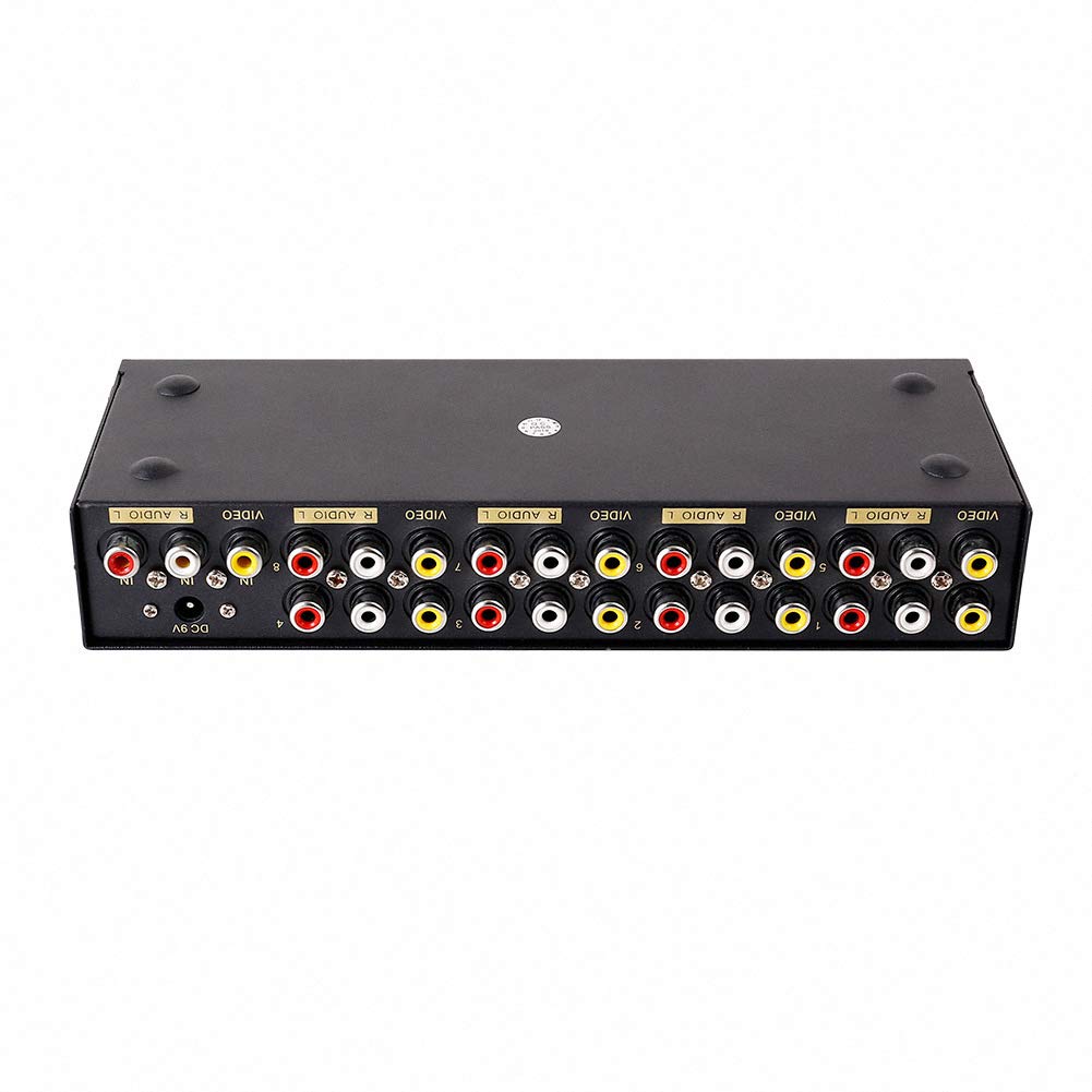 DTECH 1 in 8 out setup demonstrates scalable AV distribution across rooms