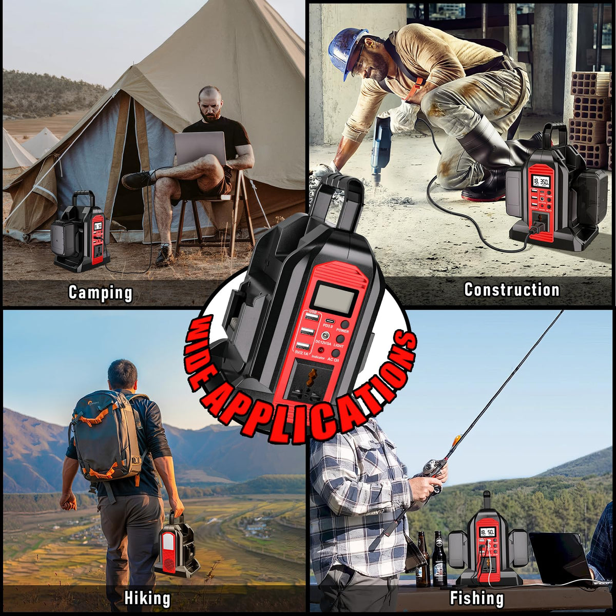 DTEZTECH Milwaukee 350W compact design ready for transport