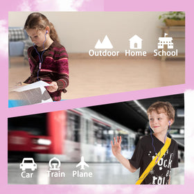 DTMNEP Donut Kids Earbuds Lightweight design for comfortable wear.