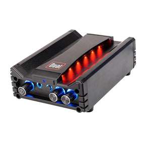 Dual Electronics DBTMA100 front view with illuminated controls for easy use.