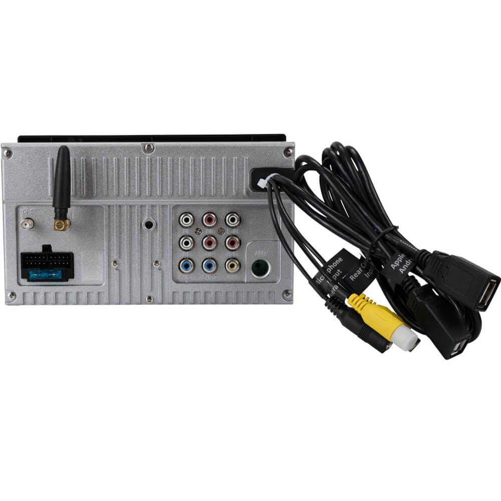 The unit fits most 2DIN dashboards for flexible installation in many vehicles.